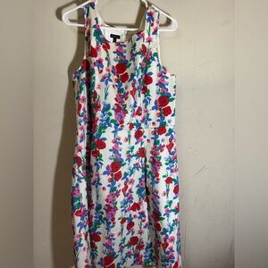 Talbots sleeveless lined dress size16 NWT